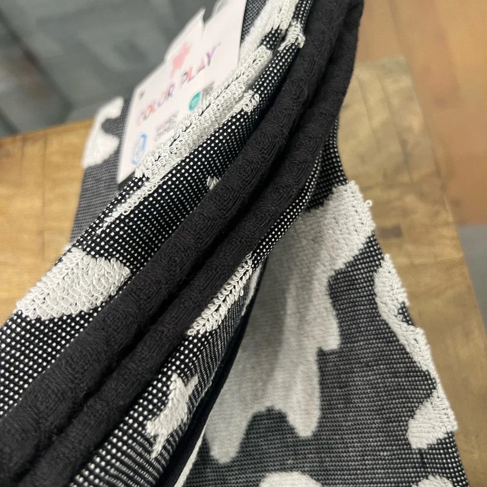 Black and White Ghost Kitchen Towels